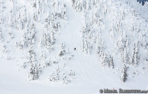 Skiing on Eaglecrest