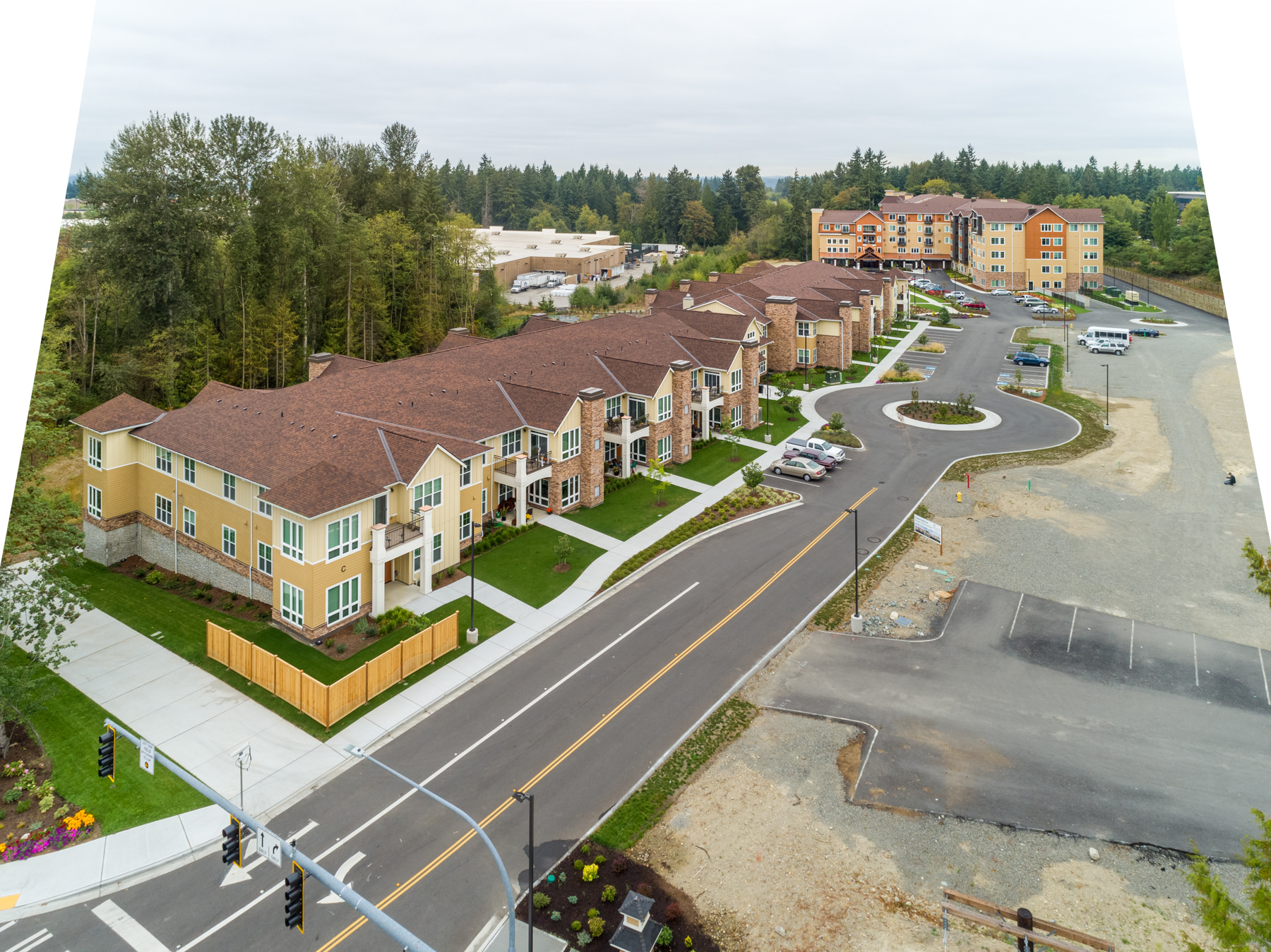 Construction aerial photographer in Portland Oregon